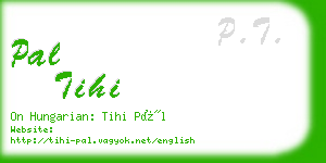 pal tihi business card